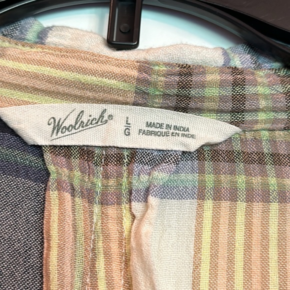 WOOLRICH Button-up Lightweight Shirt Size Large - Picture 2 of 10